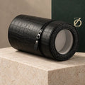 Voyager Single Watch Winder Case — Portable Leather Travel Winder