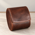 Caversham Single Watch Roll — Leather Watch Travel Case, 1 Slot
