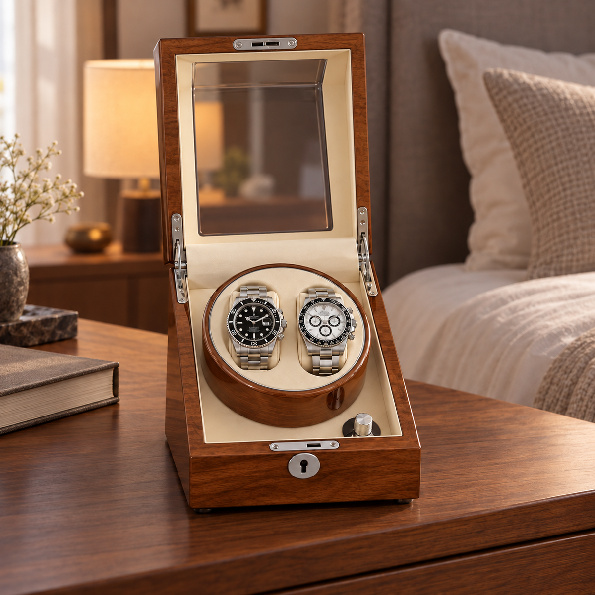 Camden walnut — bedroom setting