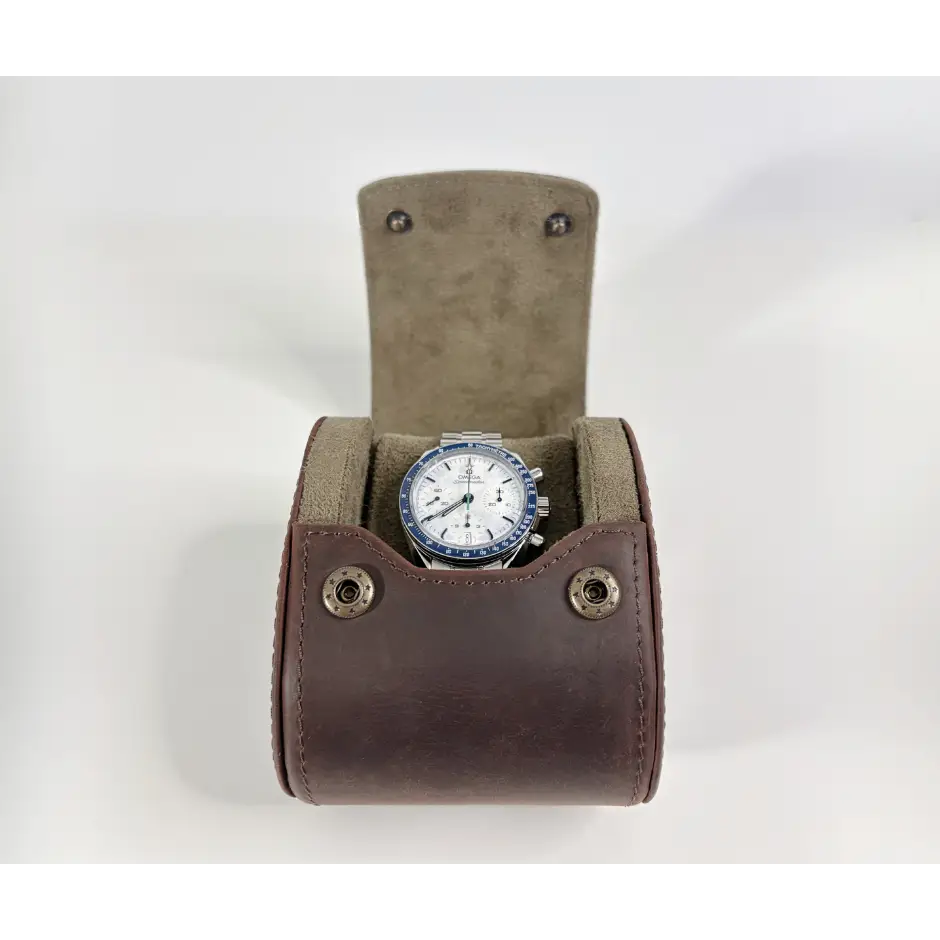 Caversham Single-Watch Leather Travel Case - product view 9