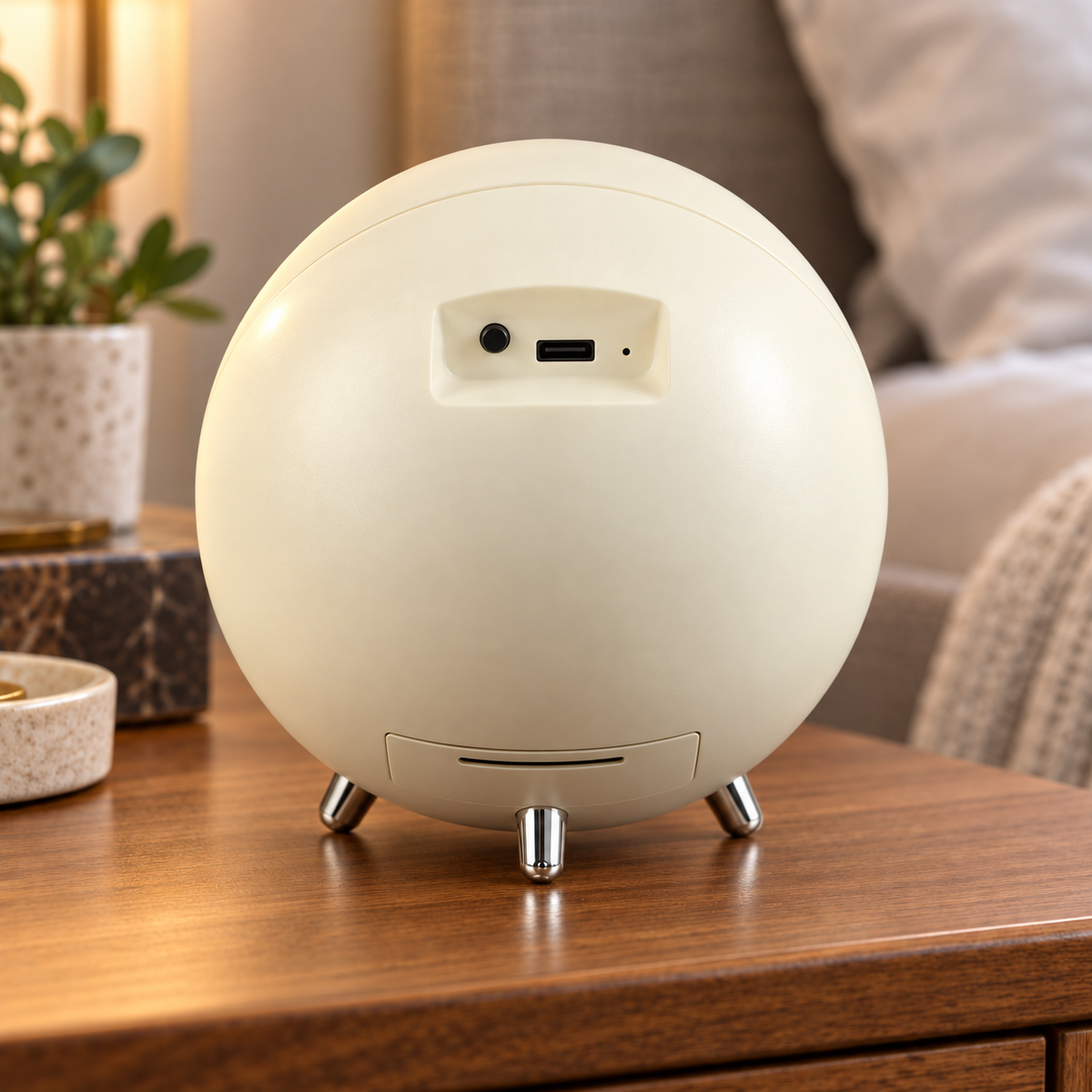 Orbit Ivory — rear controls and battery cover