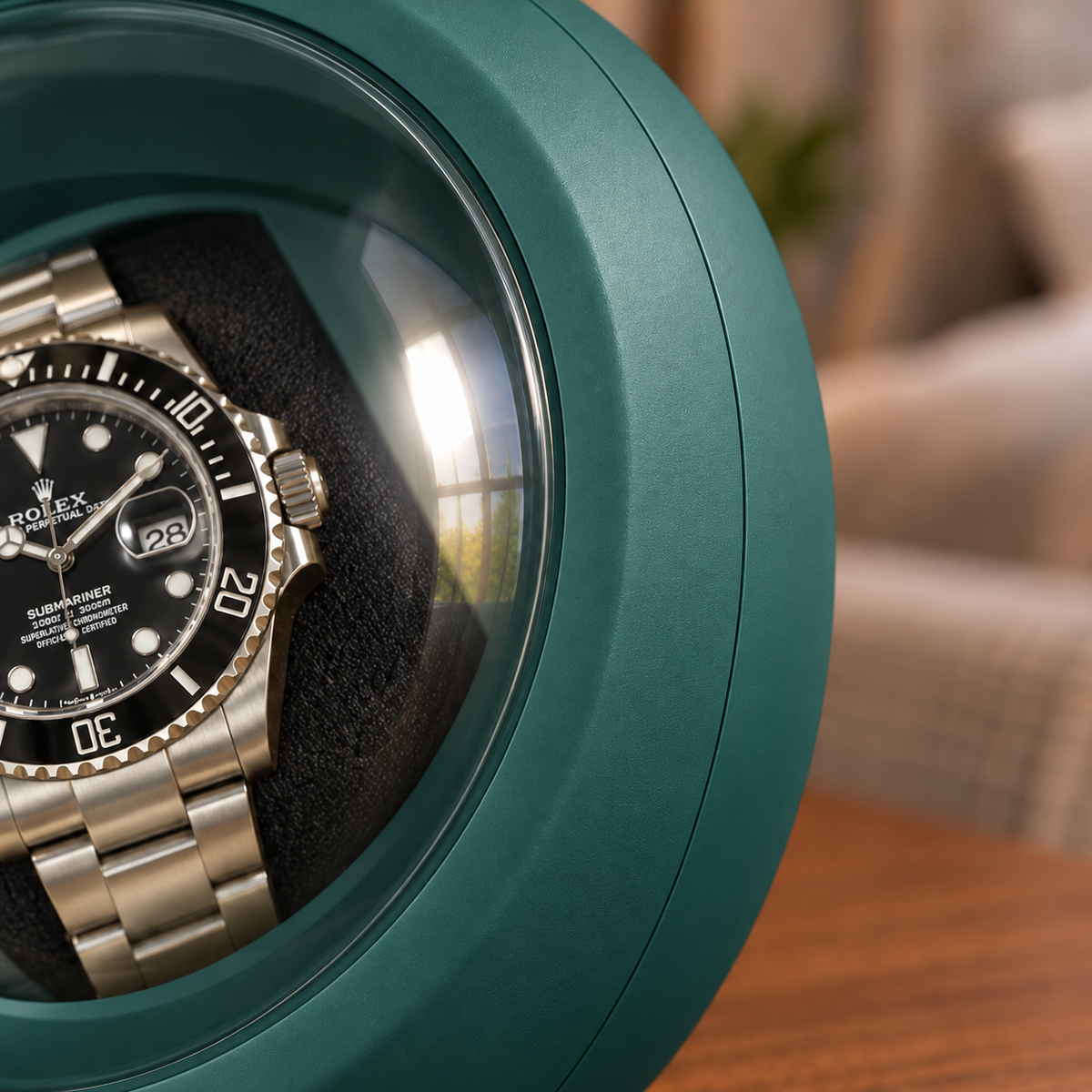 Orbit Racing Green — plastic housing detail