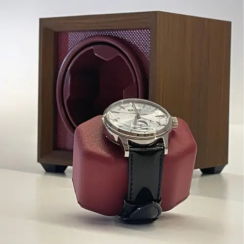 Claret Cube Automatic Watch Winder - product view 6