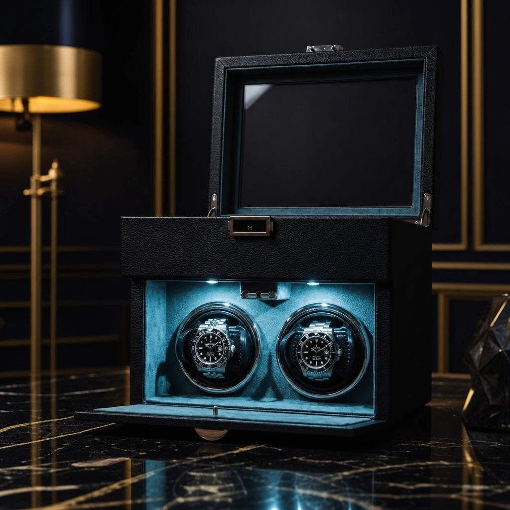 Knightsbridge 2+8 Watch Winder Cabinet