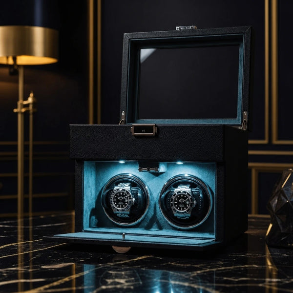 Knightsbridge 2+8 Watch Winder Cabinet
