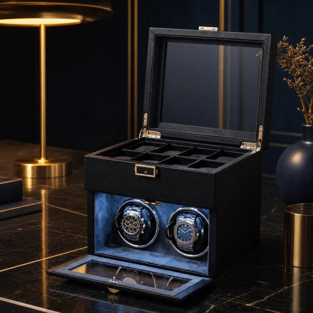 Knightsbridge 2+8 Watch Winder Cabinet - product view 7