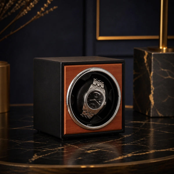 Oakford Wooden Cube Watch Winder