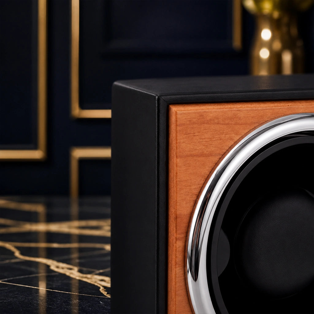 Oakford Wooden Cube Watch Winder - product view 4