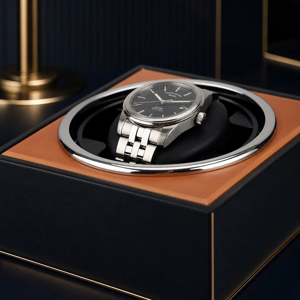 Oakford Wooden Cube Watch Winder - product view 5