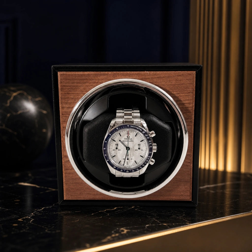 Oakford Wooden Cube Watch Winder - product view 6
