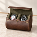 Caversham 2 Watch Roll — Leather Watch Travel Case, 2 Slots