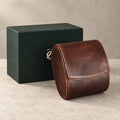 Caversham Single Watch Roll — Leather Watch Travel Case, 1 Slot